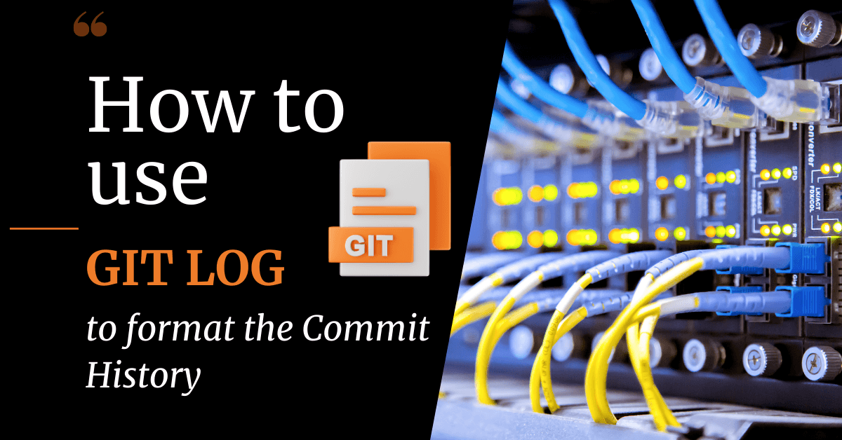 How to use Git Log to format the commit history?
